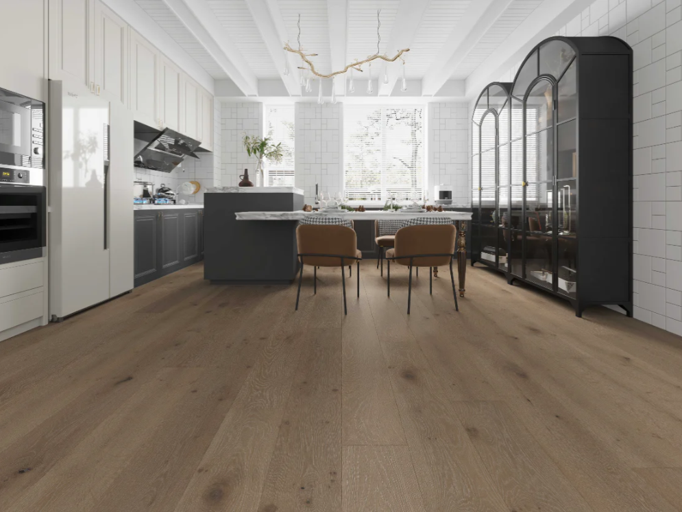BiYork Nouveau 7 Prelude European Oak Velvet Breeze 7 1/2" x 1/2" (12 mm) Random Length