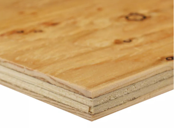 Plywood 4' x 8' 1/2" (standard spruce)