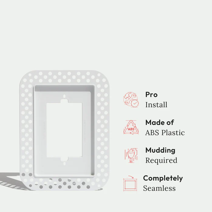 ARIA Flush Drywall Receptacle Mount [Lite]
