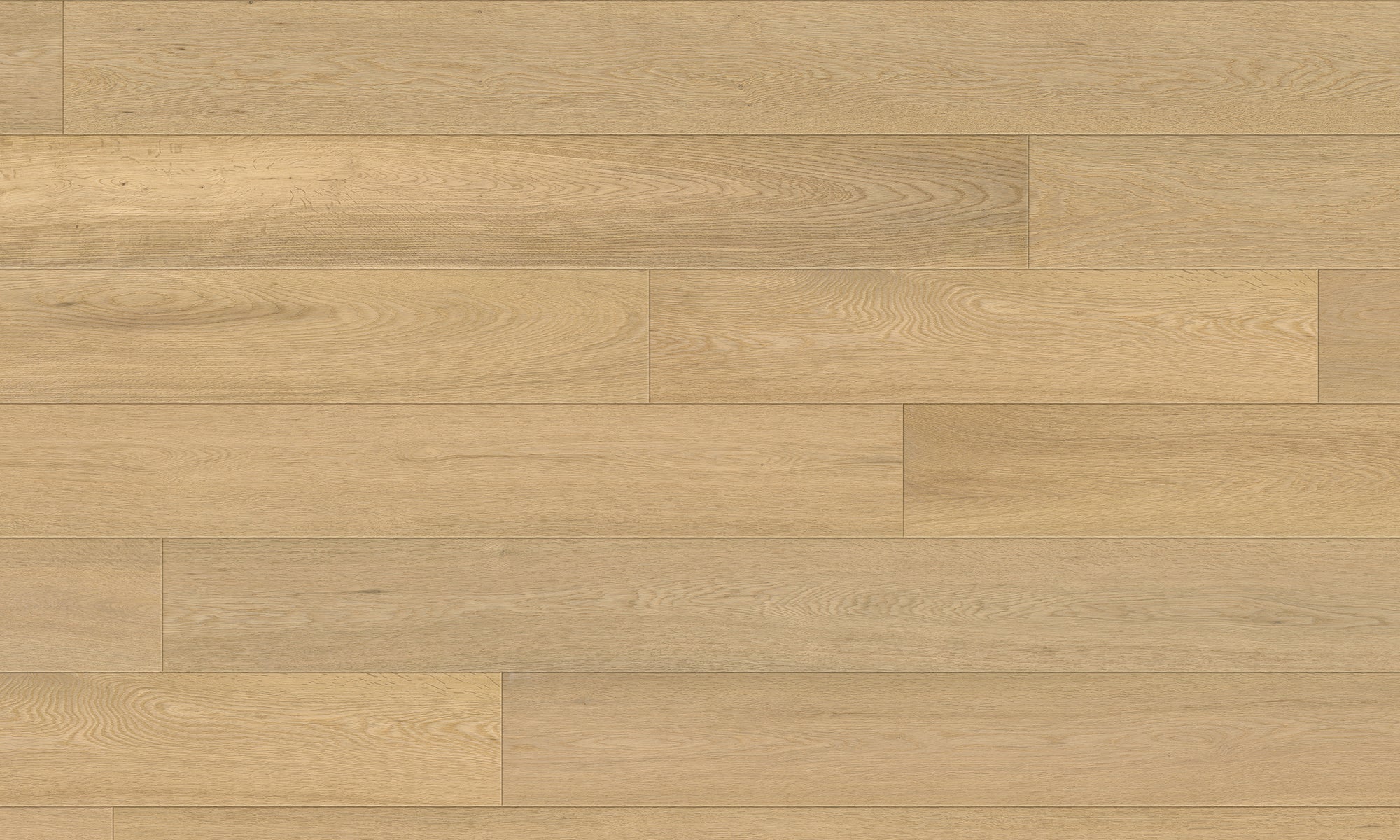 Fuzion Canvas Collection White Oak Mural 7 1/2" x 3/4"(18mm) RL, Wirebrushed, UV Laquer