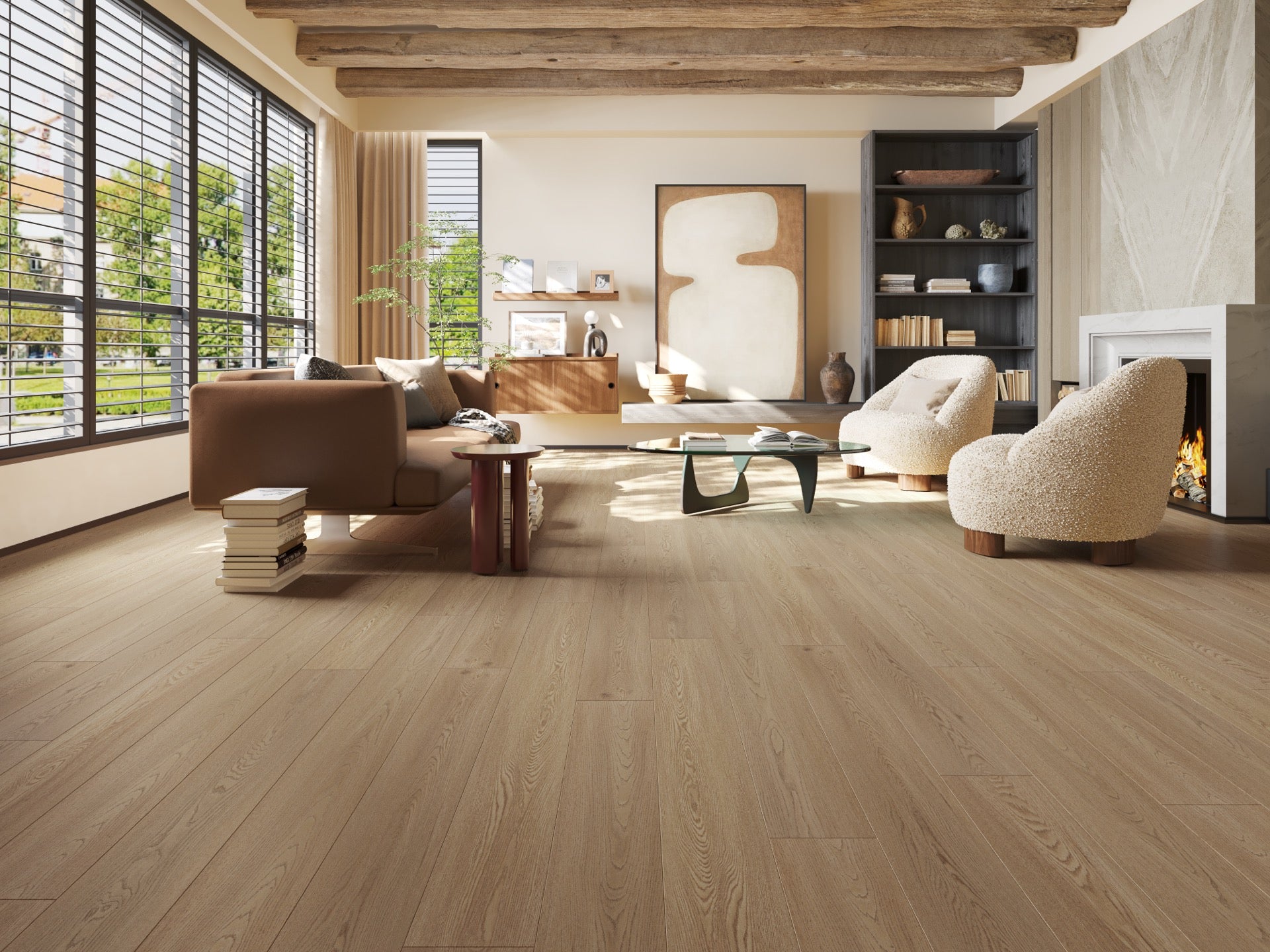 Vidar Premium Flex SPC Toffee Crunch 7" x 60" x 8 mm