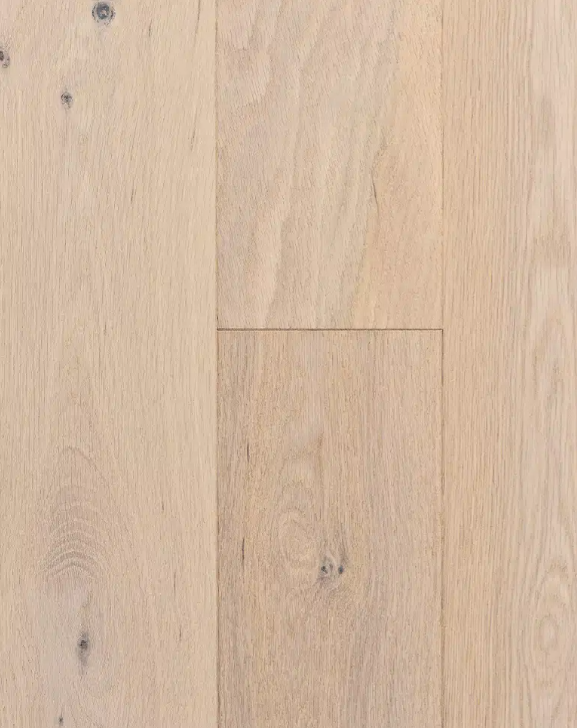 Superior White Oak Engineered Shoreline Wire Brushed 6" x 3/4" 10% Matte Sheen Heritage Grade