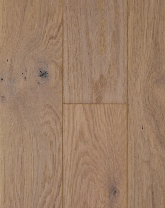 Superior White Oak Engineered Yukon White Wire Brushed 5 3/16" x 3/4" 10% Matte Sheen Heritage Grade