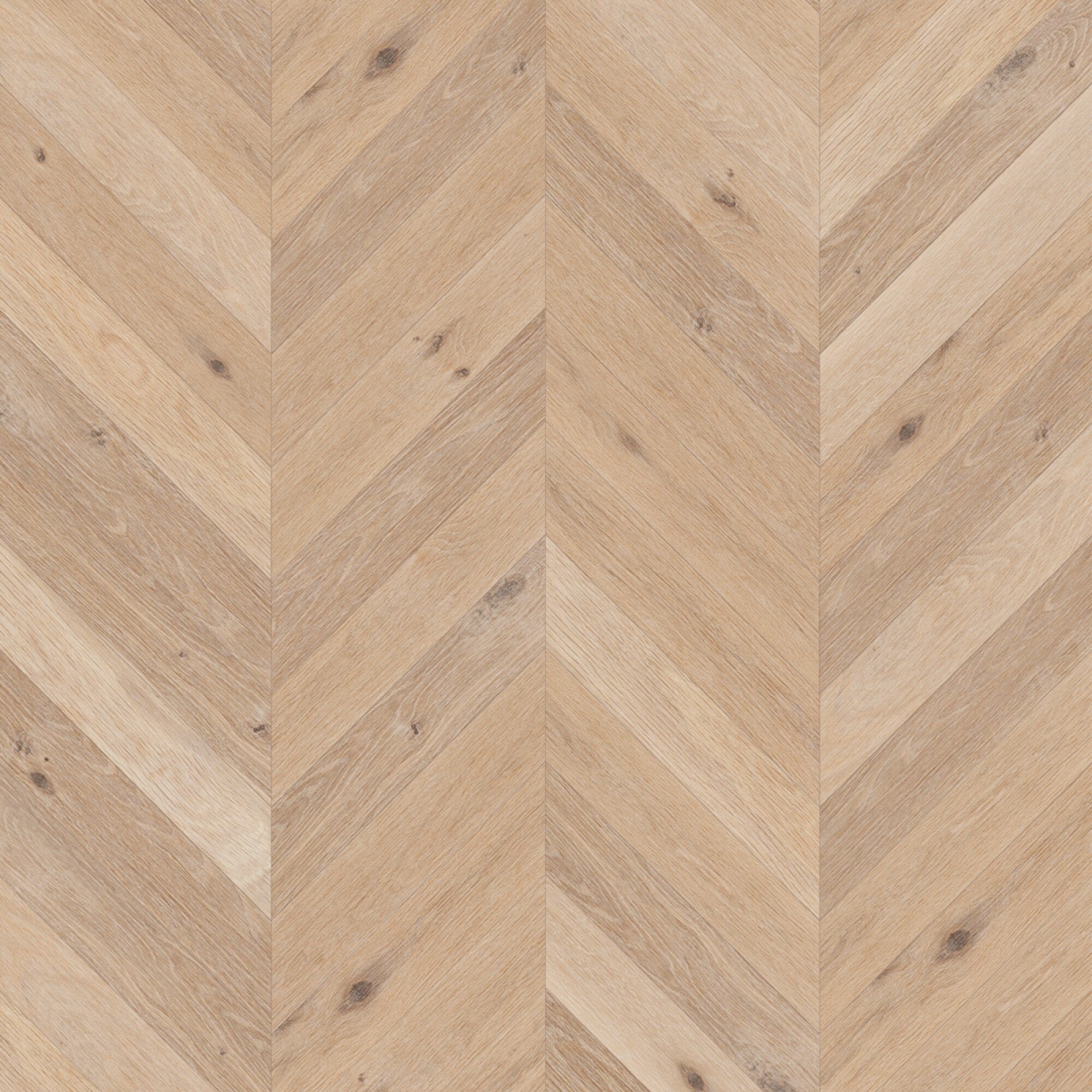 Mirage Blanc Collection White Oak Carousel Brushed Chevron Character 5" x 3/4" TruBalance