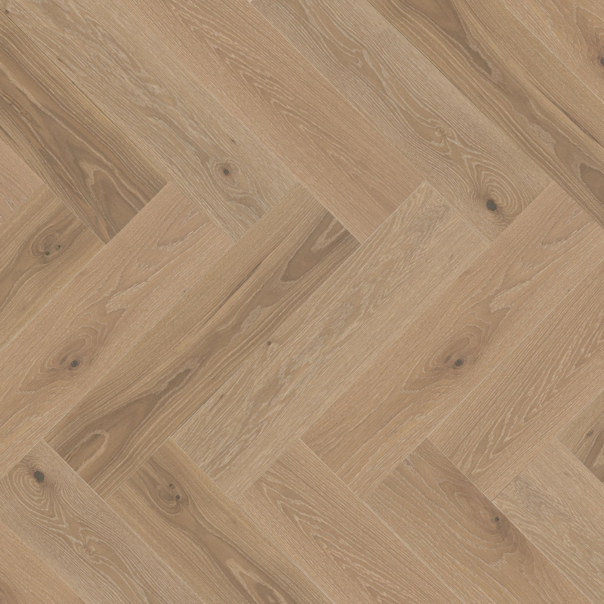 Mirage Blanc Collection White Oak Hula Hoop Brushed Herringbone Character 5" x 9/16" TruBalance Lite