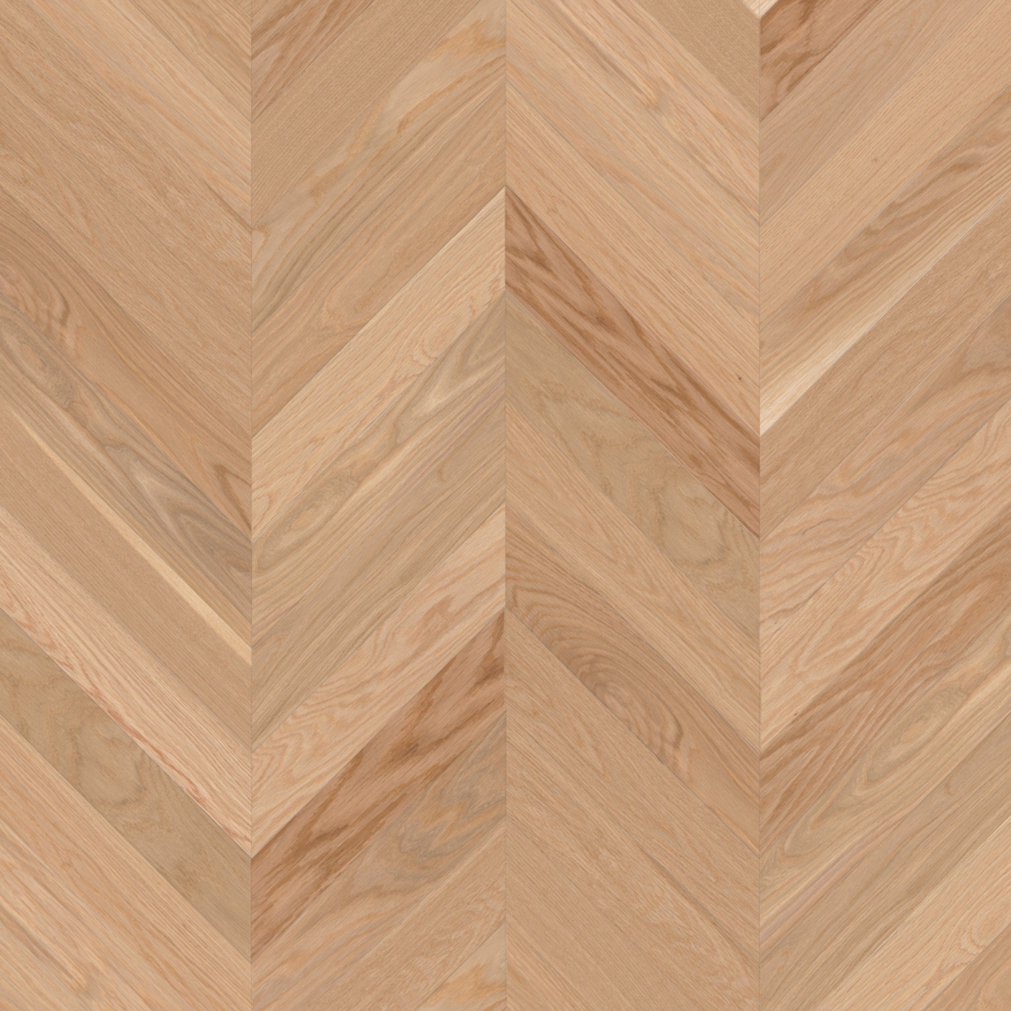Mirage Blanc Collection White Oak Natural Brushed Chevron Exclusive 5" x 3/4" TruBalance