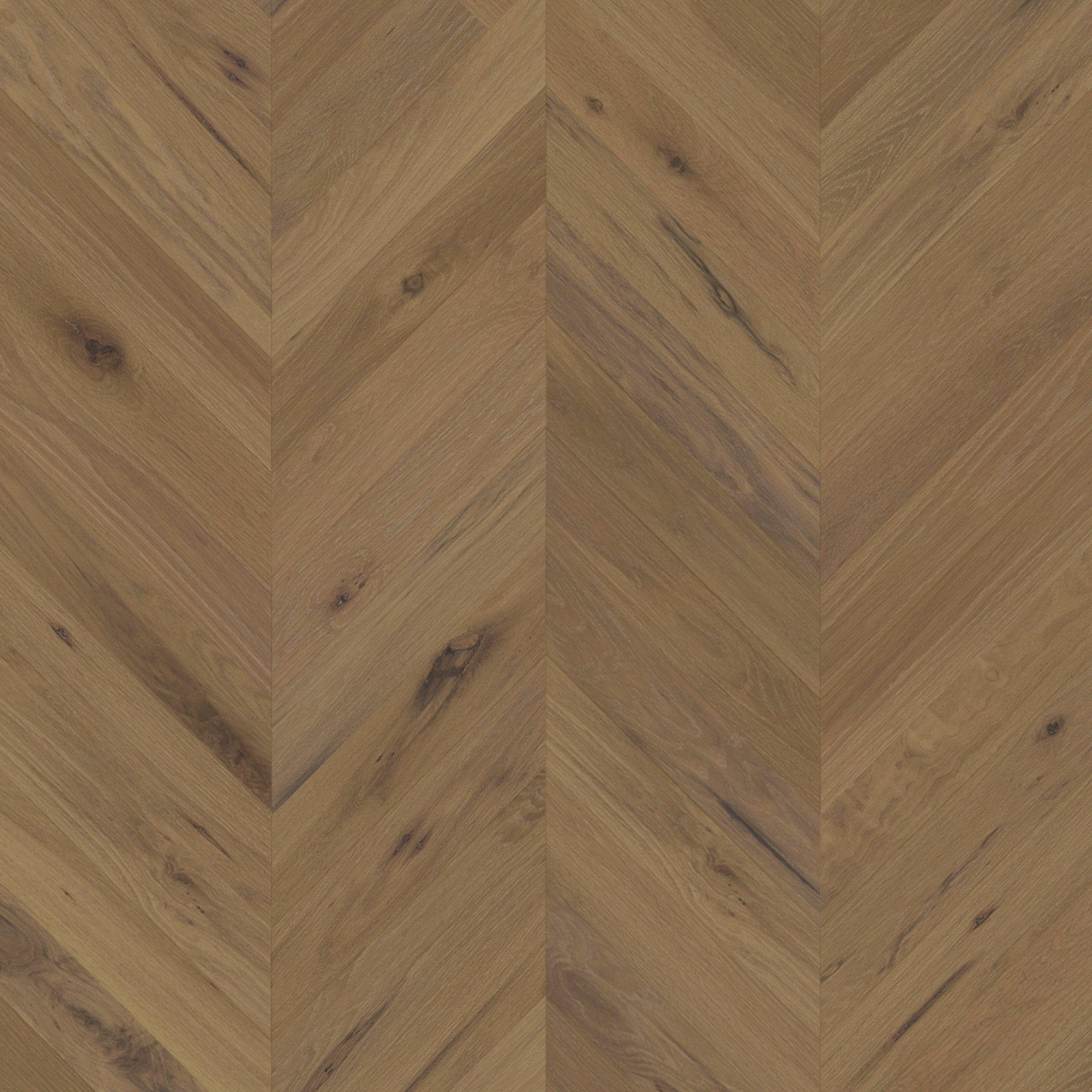 Mirage Muse Collection White Oak Hattie Brushed Chevron Character 5" x 3/4" TruBalance