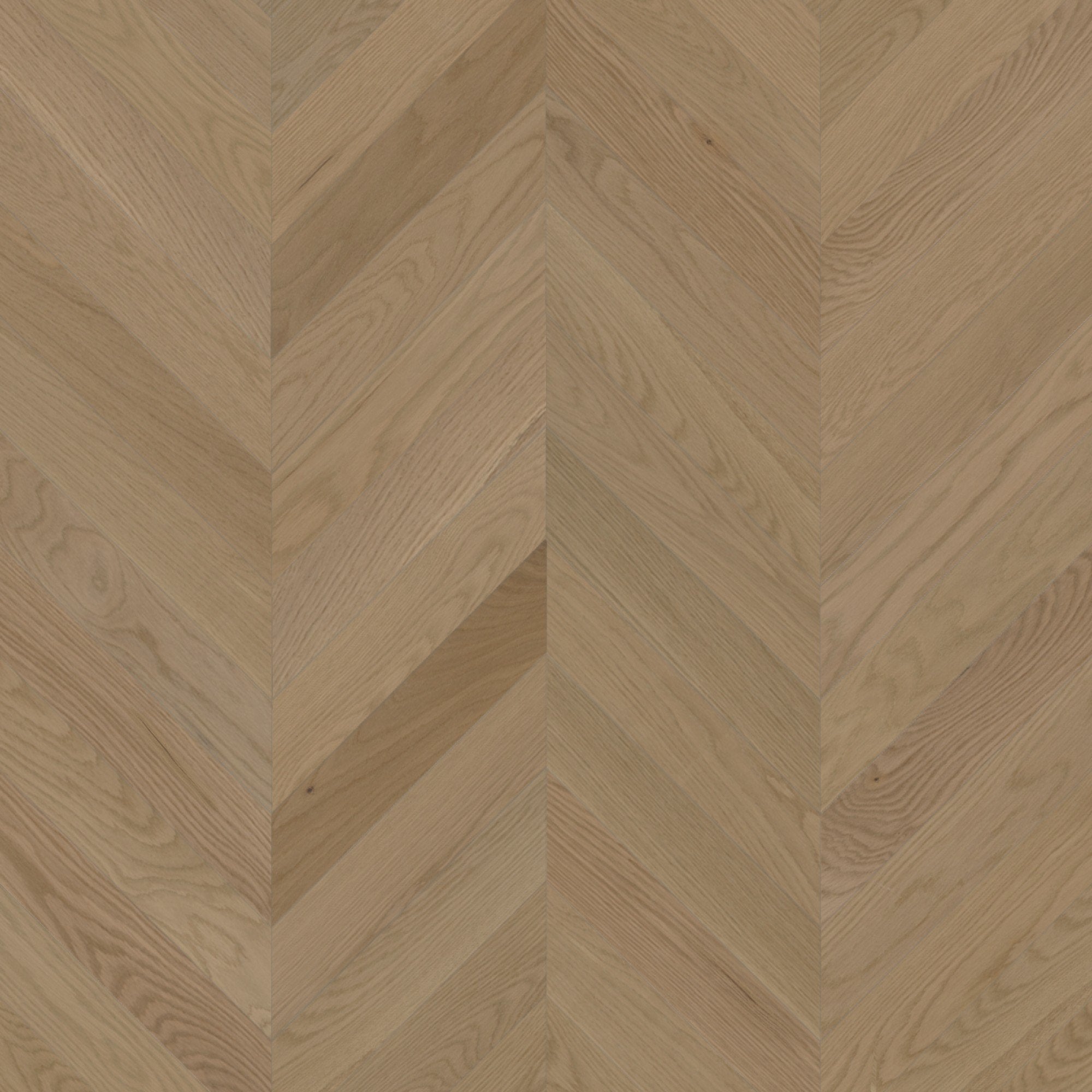 Mirage Muse Collection White Oak Maud Brushed Chevron Exclusive 5" x 3/4" TruBalance