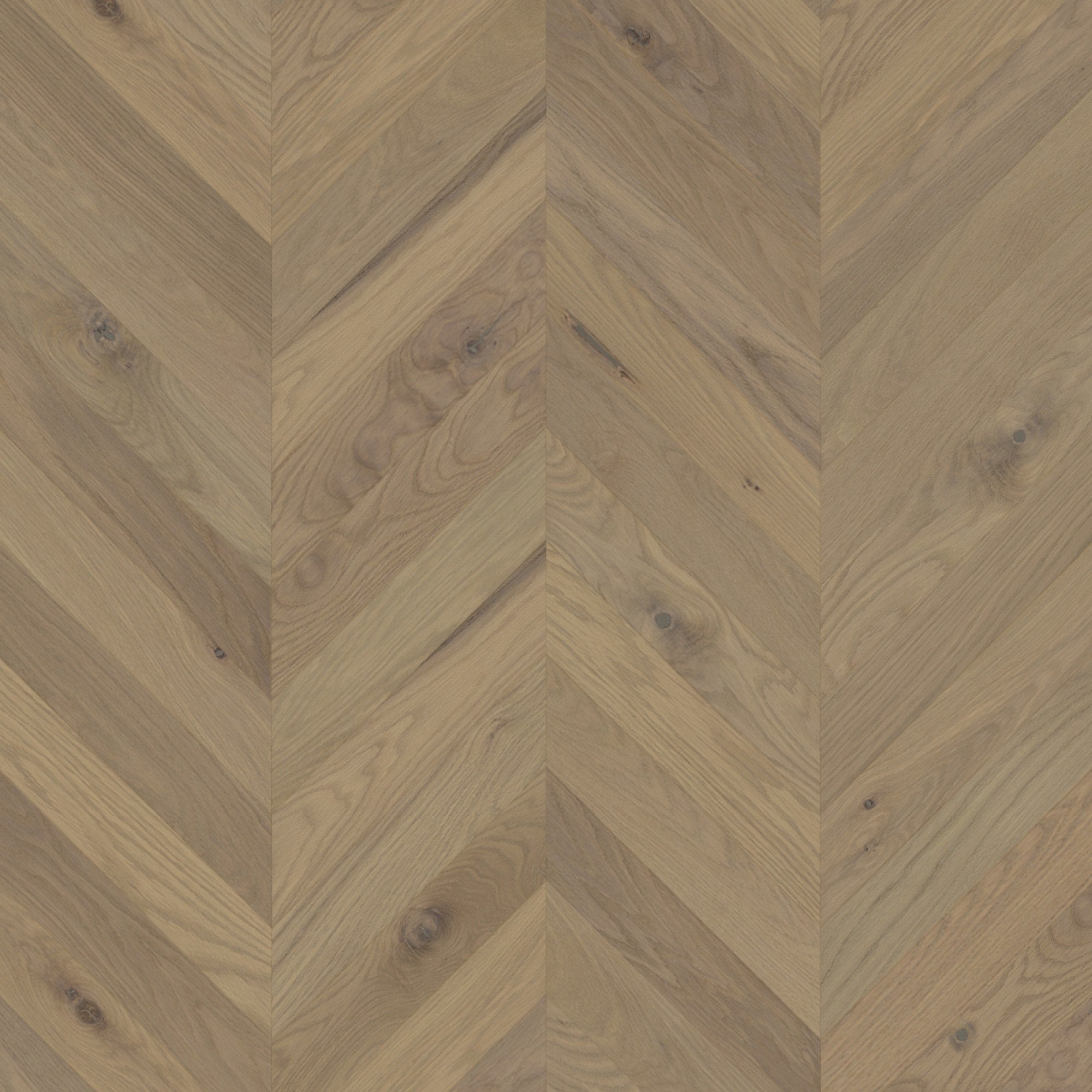 Mirage Muse Collection White Oak Maud Brushed Chevron Character 5" x 3/4" TruBalance