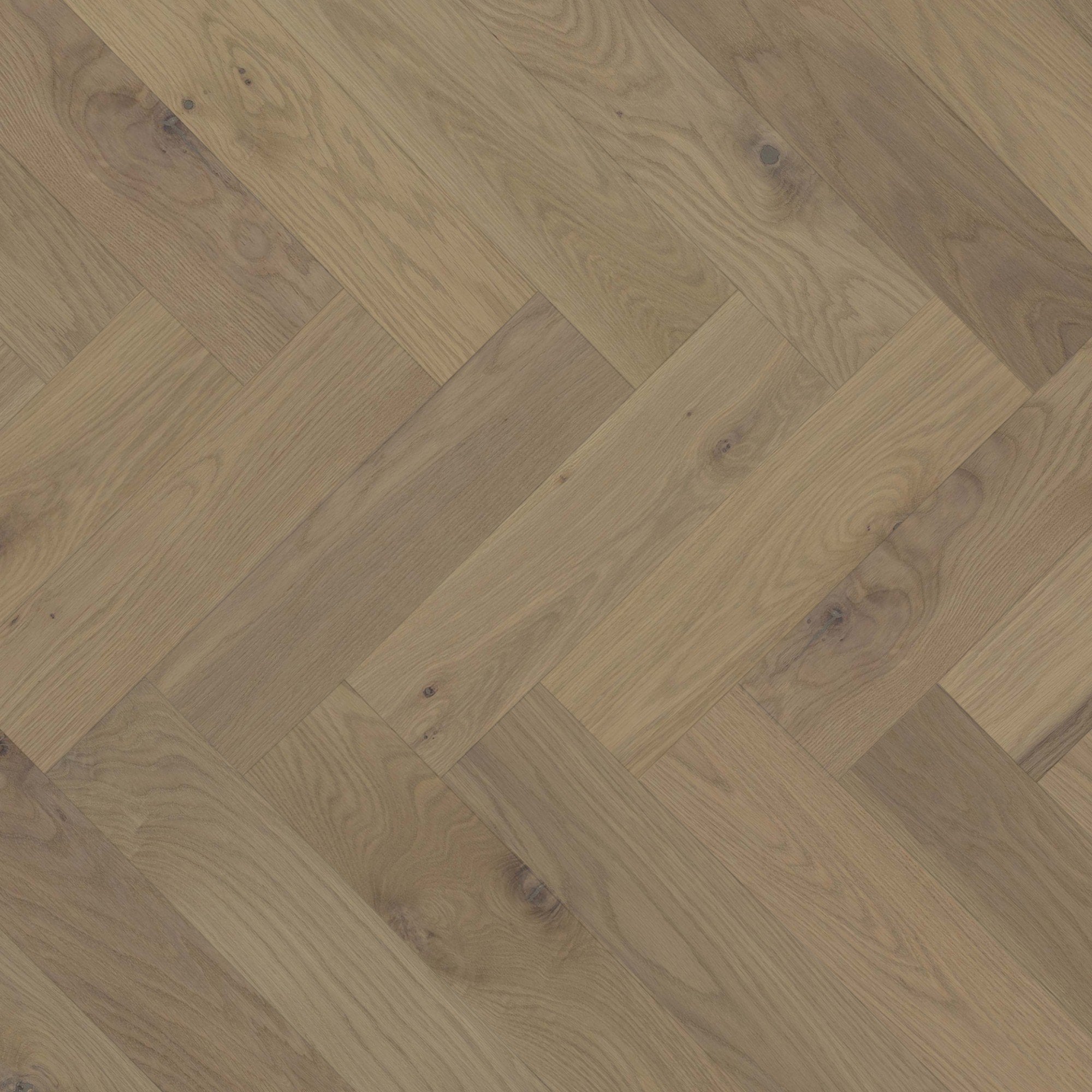 Mirage Muse Collection White Oak Maud Brushed Herringbone Character 5" x 9/16" TruBalance Lite