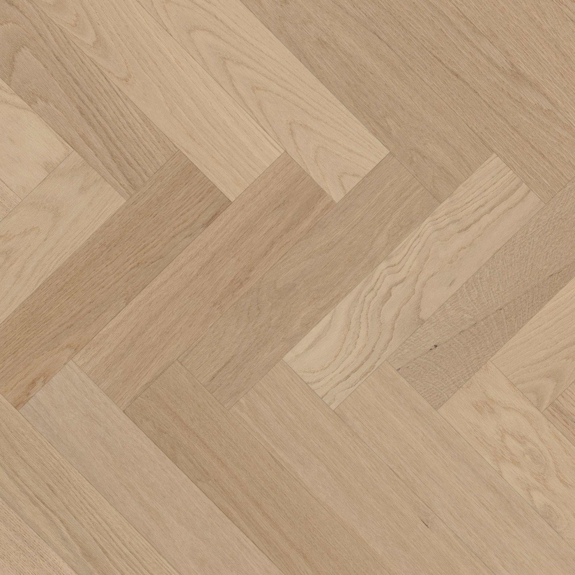 Mirage Muse Collection White Oak Ingrid Brushed Herringbone Exclusive 5" x 9/16" TruBalance Lite