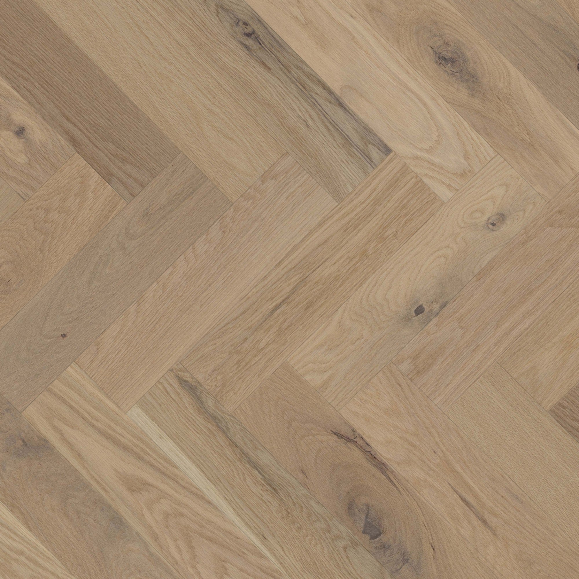 Mirage Muse Collection White Oak Ingrid Brushed Herringbone Character 5" x 9/16" TruBalance Lite