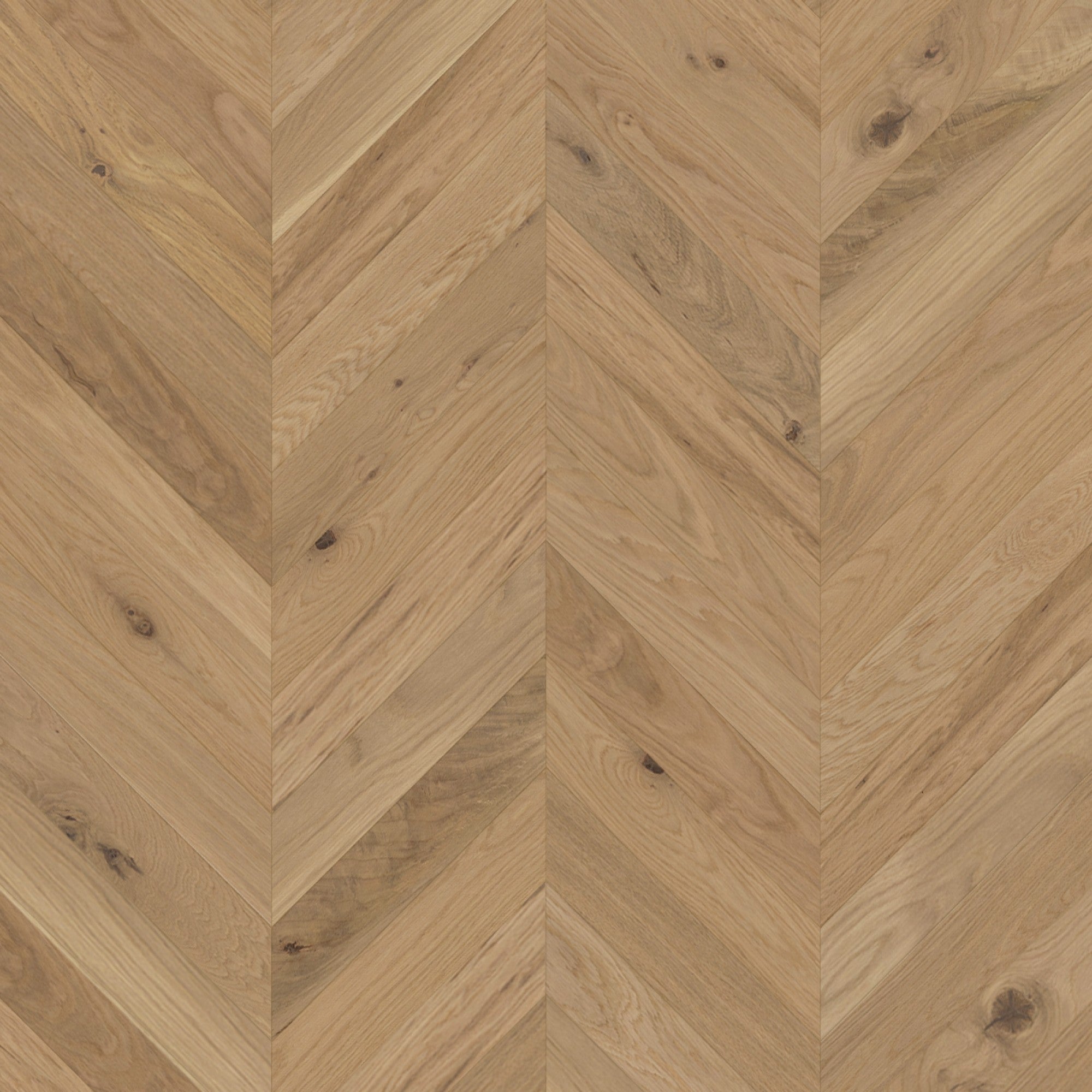 Mirage Muse Collection White Oak Eleanor Brushed Chevron Character 5" x 3/4" TruBalance