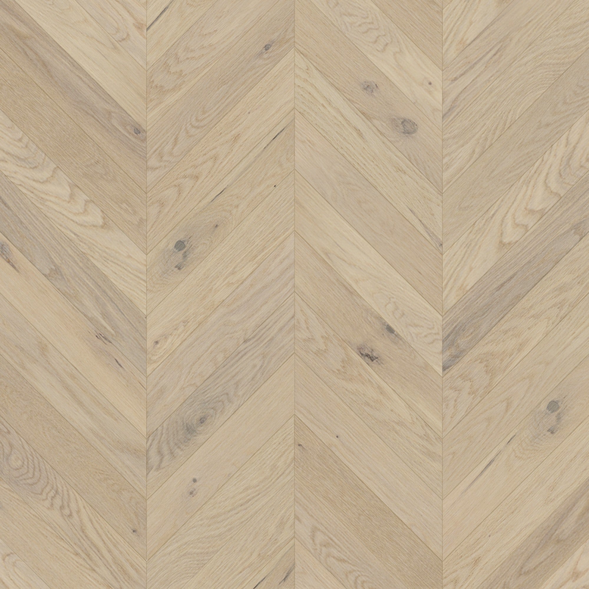 Mirage Muse Collection White Oak Rachel Brushed Chevron Character 5" x 3/4" TruBalance