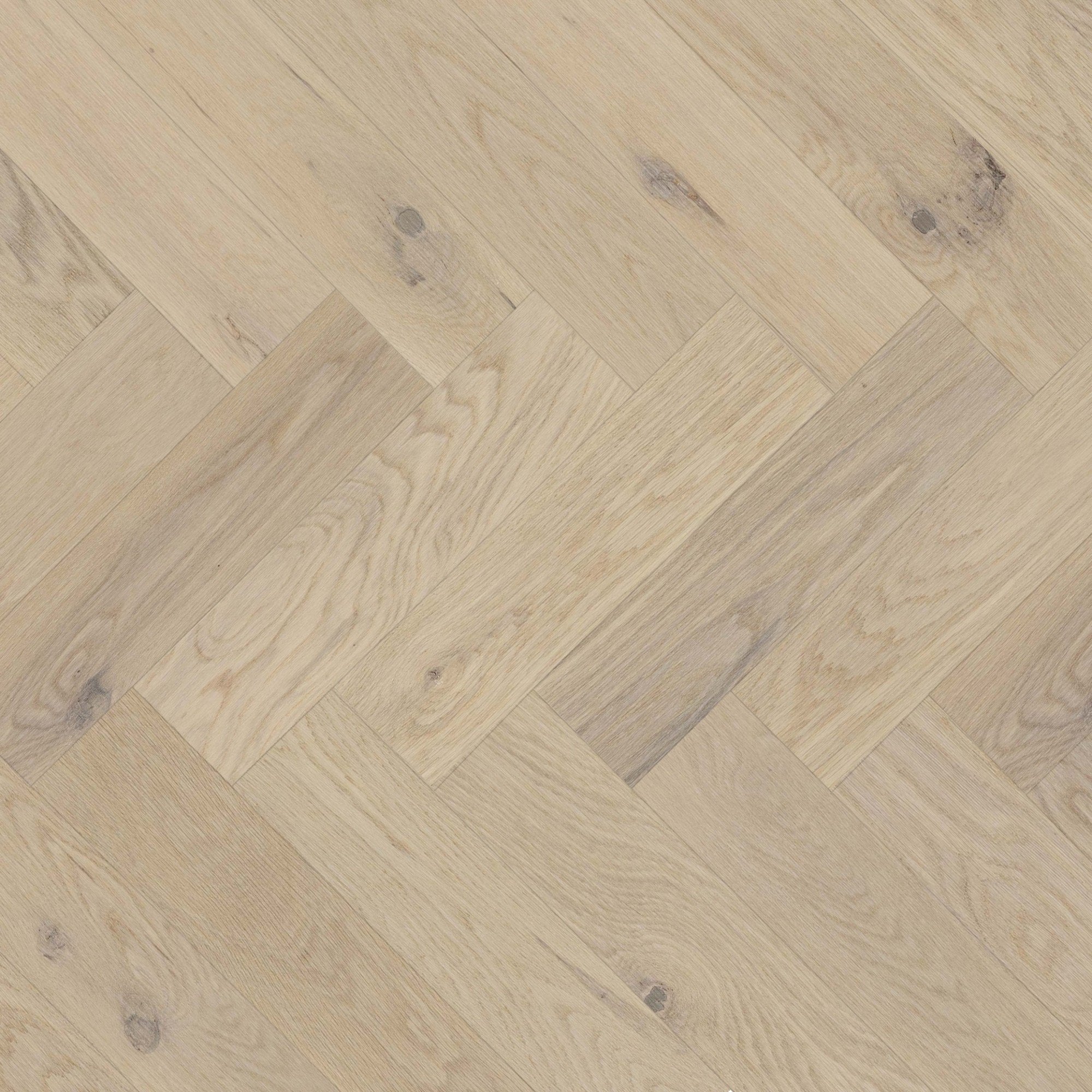 Mirage Muse Collection White Oak Rachel Brushed Herringbone Character 5" x 9/16" TruBalance Lite