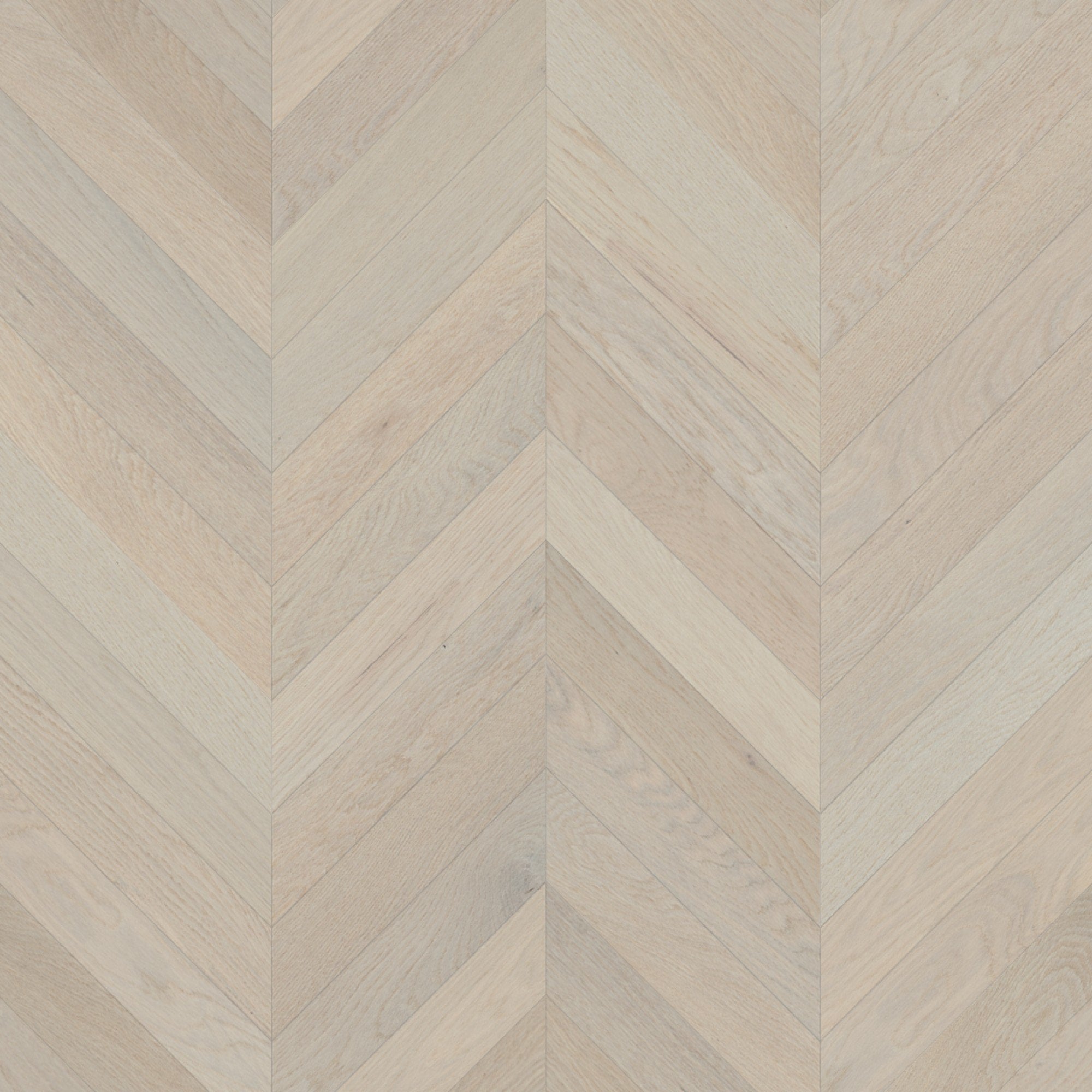 Mirage Muse Collection White Oak Ada Brushed Chevron Exclusive 5" x 3/4" TruBalance