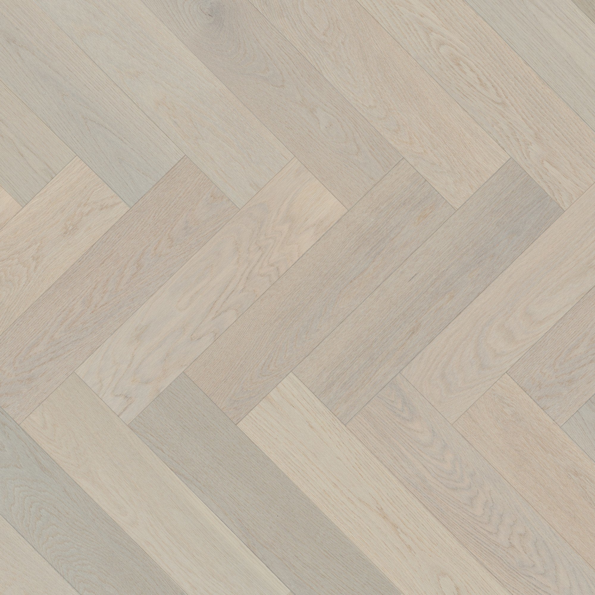 Mirage Muse Collection White Oak Ada Brushed Herringbone Exclusive 5" x 9/16" TruBalance Lite