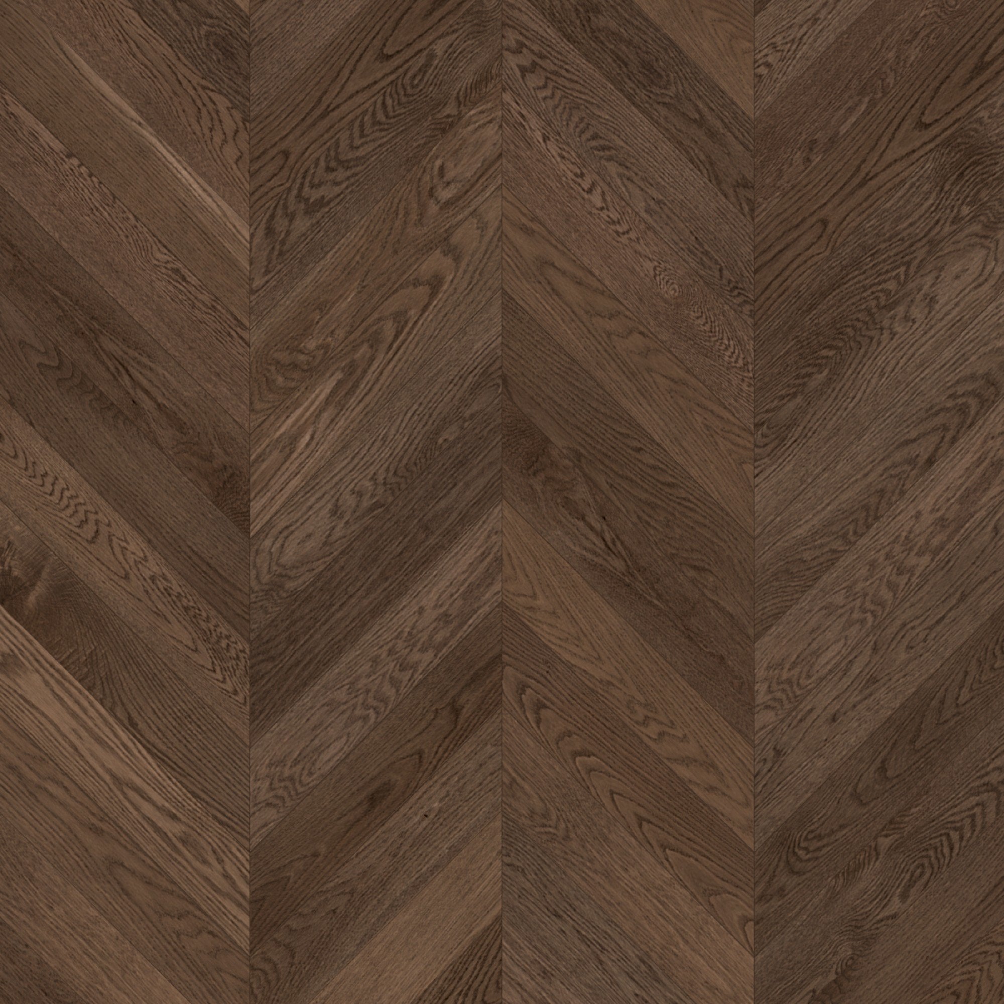 Mirage Blanc Collection White Oak Sailing Stone Brushed Chevron Exclusive 5" x 3/4" TruBalance