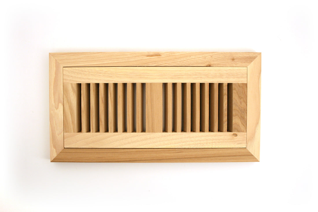 Unfinished White Oak Flushmount Vent