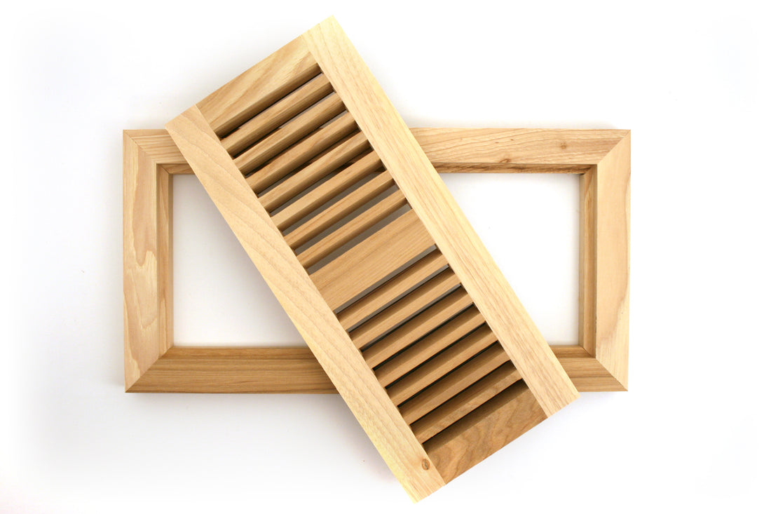 Unfinished Hickory Flushmount Vent
