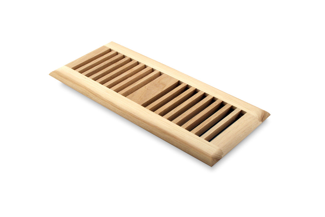 Unfinished Red Oak Self Rimming Vent